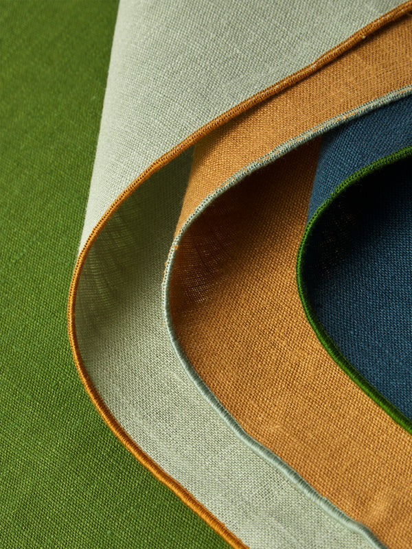 Borgo delle Tovaglie - Filo Linen Extra Large Napkins (Set of 4) - Green - ABASK