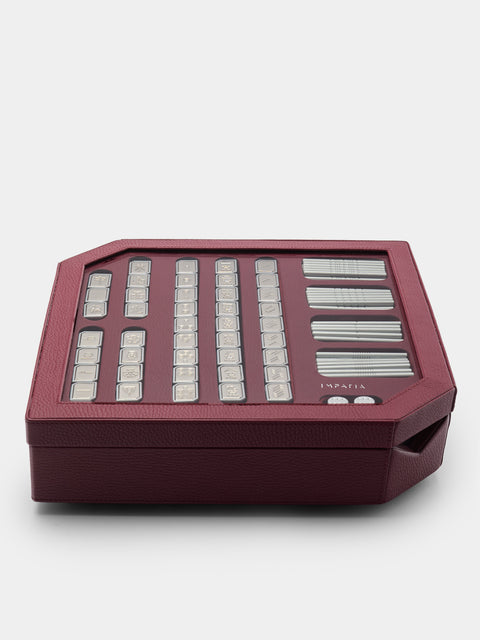 Leather Mahjong Set
