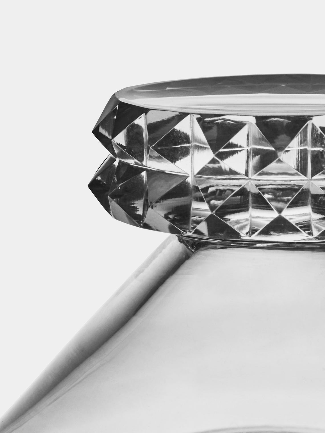 Antique and Vintage - 20th-Century Saint Louis Crystal Carafe with Coupes (Set of 11) - Clear - ABASK