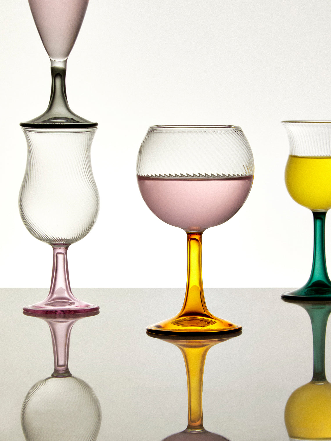 Casarialto - Hand-Blown Shot Glasses (Set of 4) - Multiple - ABASK