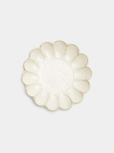 Kaneko Kohyo - Rinka Ceramic Dessert Plates (Set of 4) - White - ABASK - 
