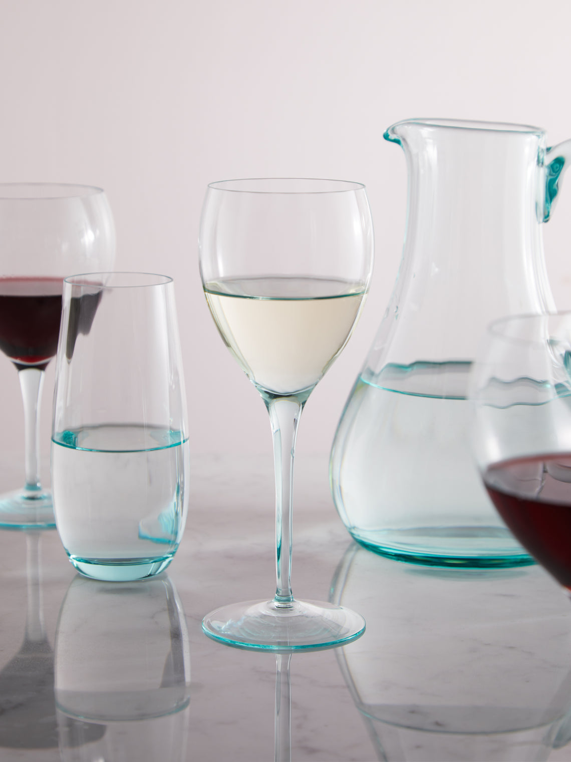 Moser - Optic Hand-Blown Crystal Collection - Blue - ABASK