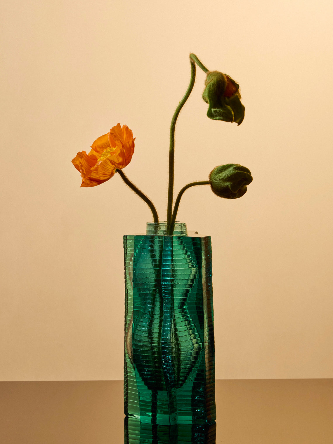 Isabella Kullmann - No. 8 Hand-Blown Glass Vase - Green - ABASK