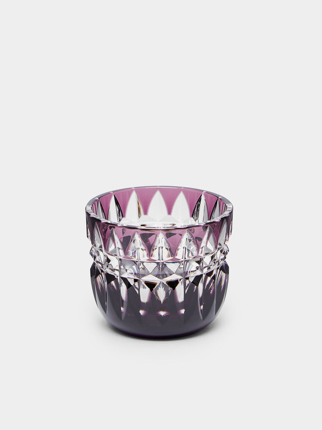 Cristallerie De Montbronn - Seville Hand-Blown Crystal Candle Holder -  - ABASK - 