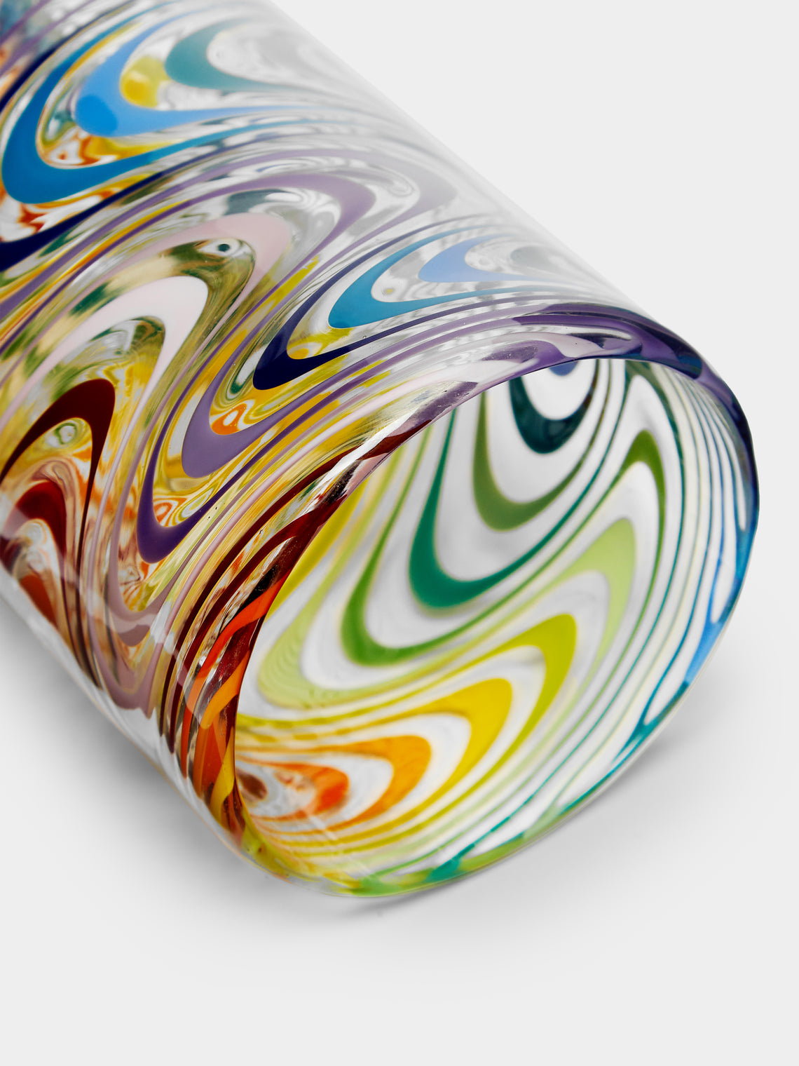 Pierrot Doremus - Wave Filigrane Hand-Blown Glass Tumblers (Set of 4) - Multiple - ABASK