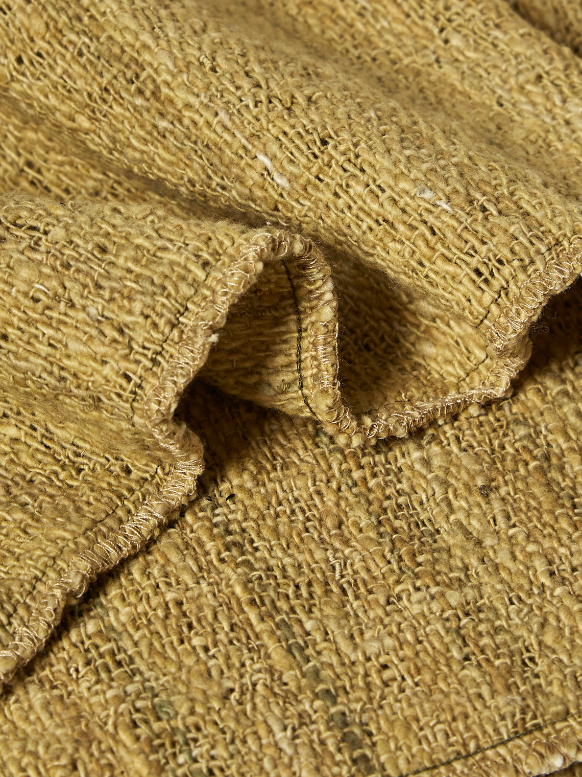 Valentina Hoyos - Hand-Dyed Cotton Throw (106in/2.7m) - Green - ABASK