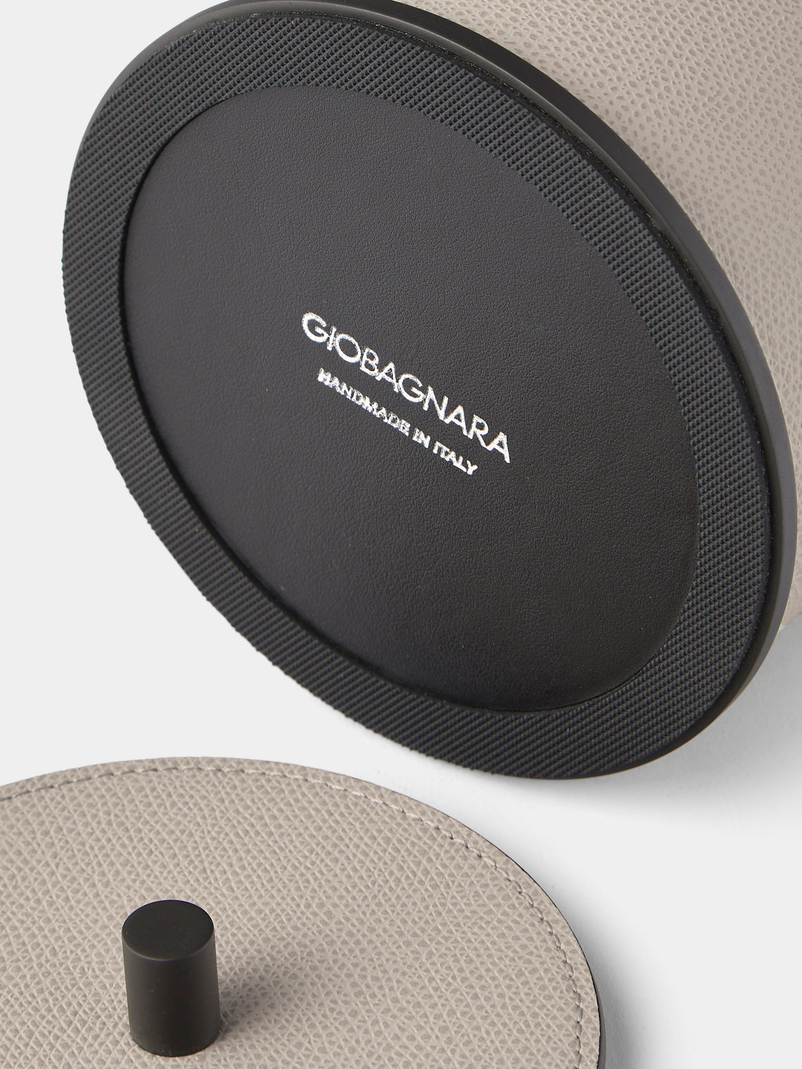 Giobagnara - Positano Leather Large Box - Light Gray - ABASK