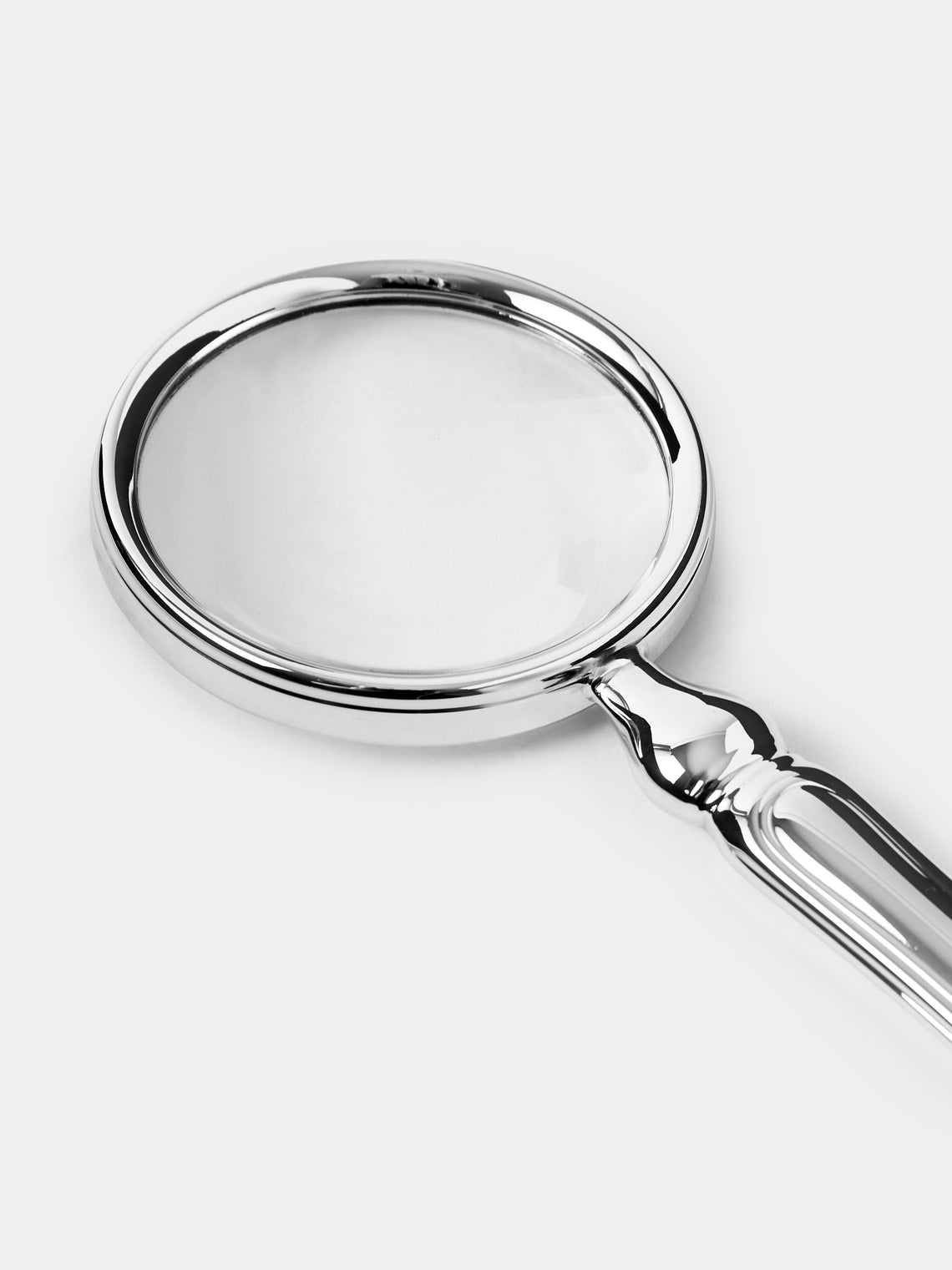 Greggio - English Silver-Plated Magnifying Glass and Letter Opener - Silver - ABASK