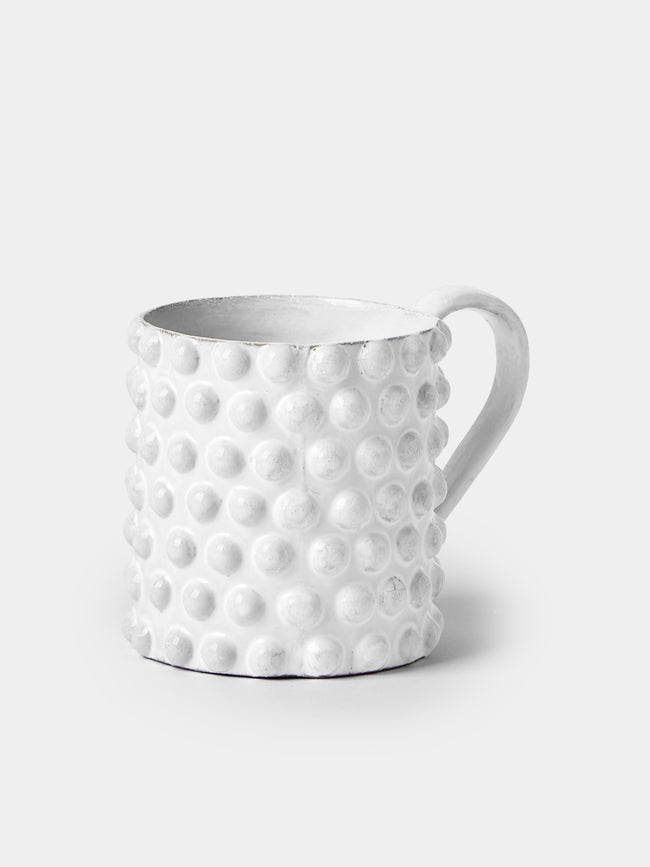 Astier de Villatte - Adélaïde Hand-Glazed Ceramic Mug - White - ABASK - 