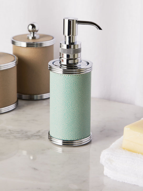 Giobagnara - Amalfi Leather Soap Dispenser - Light green - ABASK