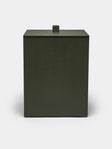 Giobagnara - Walter Leather Wastepaper Bin - Green - ABASK - 