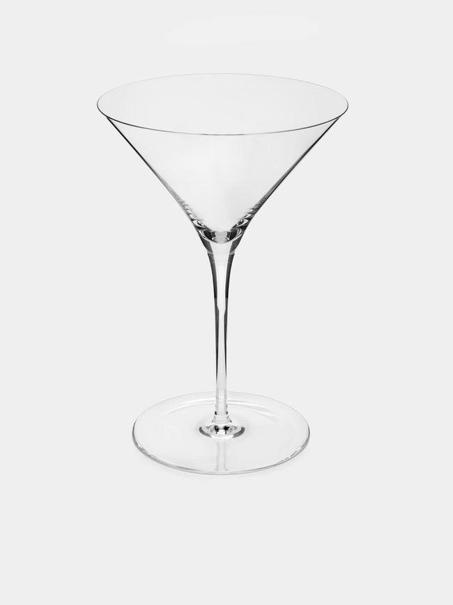 Lobmeyr - Ambassador Hand-Blown Crystal Martini Glass (Set of 2) - Clear - ABASK- 