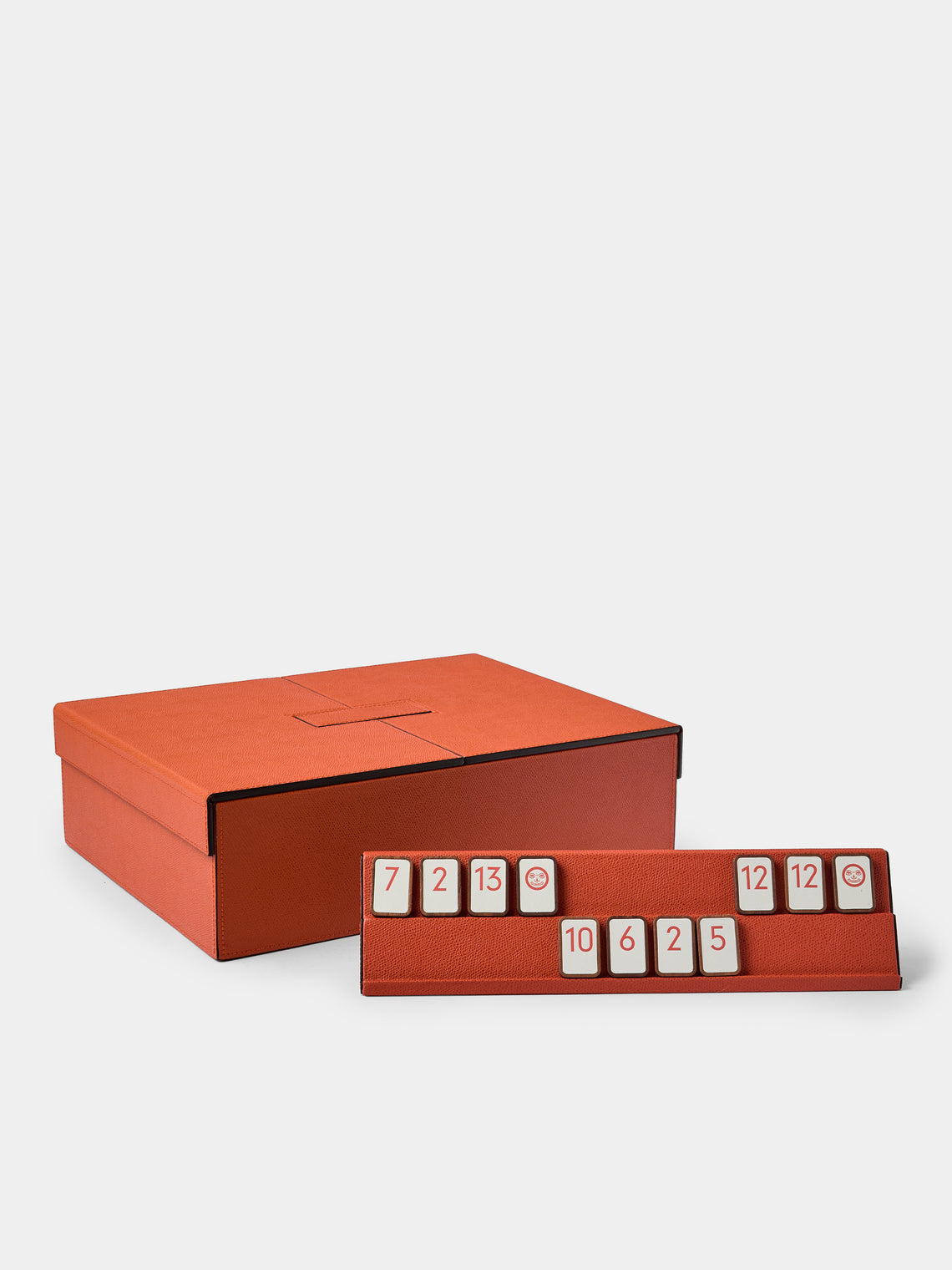Giobagnara - Leather Rummikub Set - Red - ABASK - 