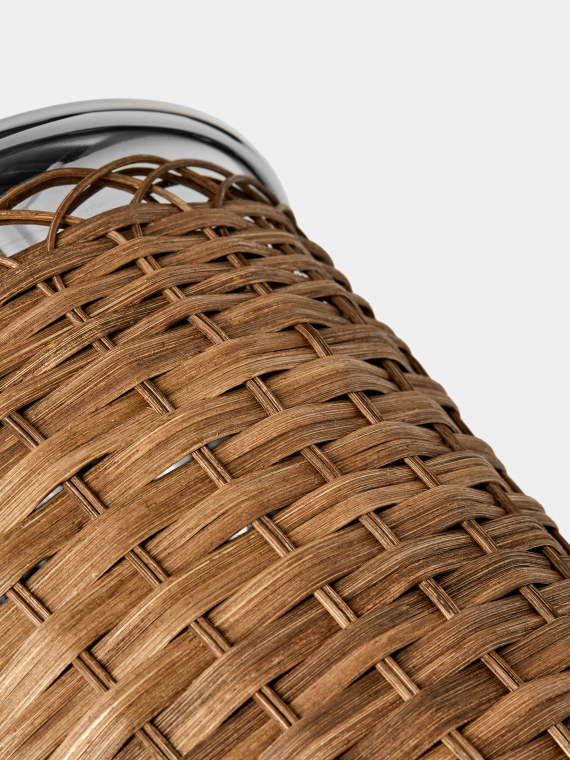 Pigment France - Menton Rattan Champagne Bucket - Brown - ABASK