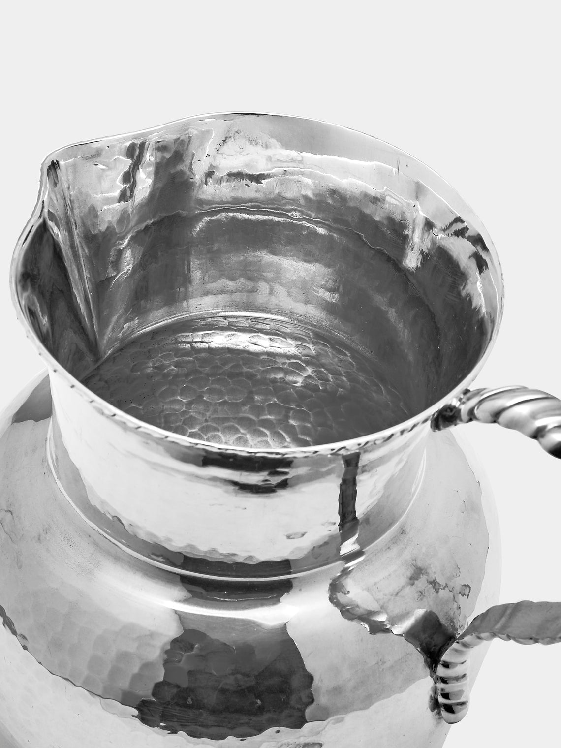 Antique and Vintage - 1950s Solid Silver Water Jug - Silver - ABASK