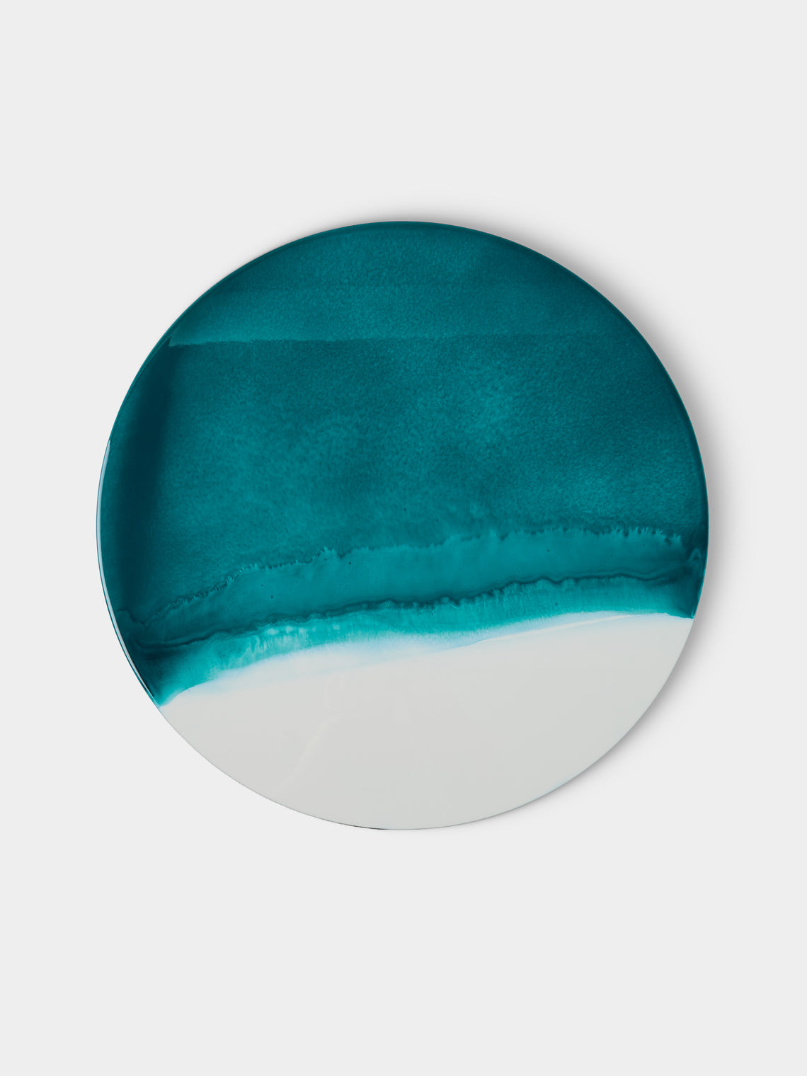MAAR Design - | Set of 4 | Oceano Hand-Painted Lacquered Placemats - Blue - ABASK