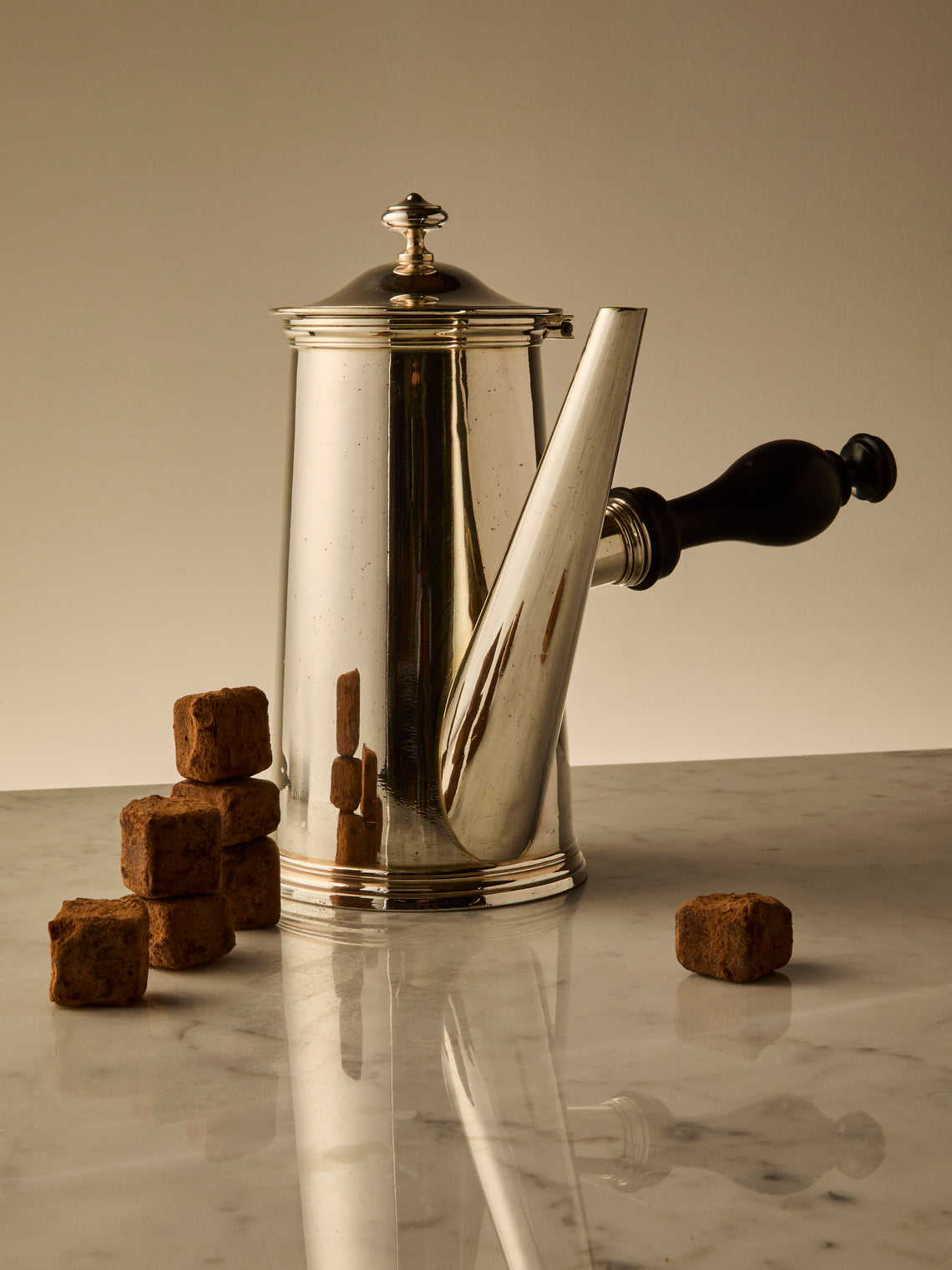 Antique and Vintage - 1950s Christofle Silver-Plated Chocolatiere - Silver - ABASK