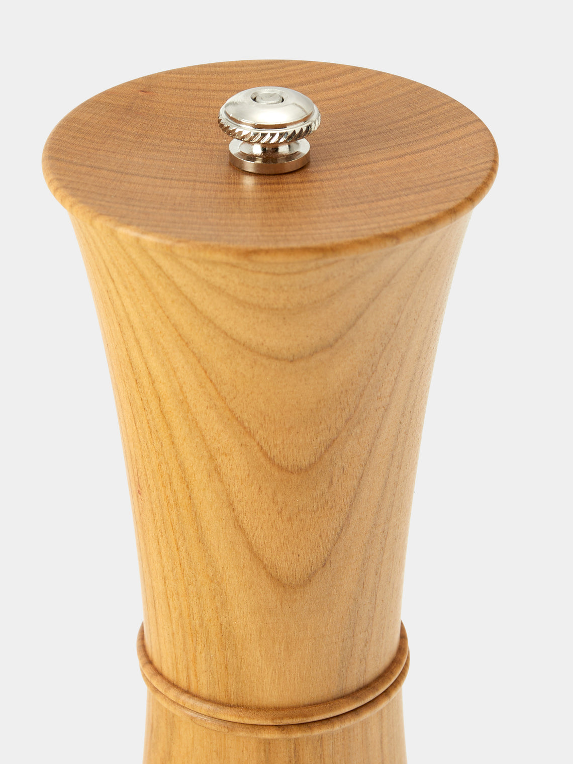 Yamani Woodworks - Hand-Turned Wood Salt Mill (7in/17.5cm) - Brown - ABASK