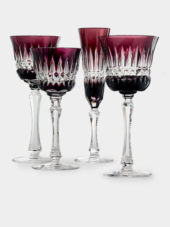 Cristallerie De Montbronn - Mélodie Hand-Blown Crystal Collection - Purple - ABASK - 