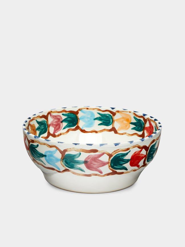 Zsuzanna Nyul - Hand-Painted Large Salad Bowl -  - ABASK - 