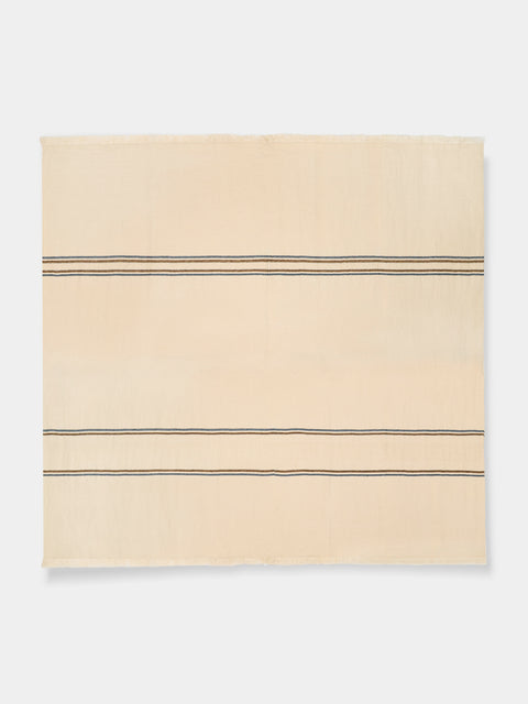 Libeco - Auburn Belgian Linen Coverlet - Cream - ABASK- 