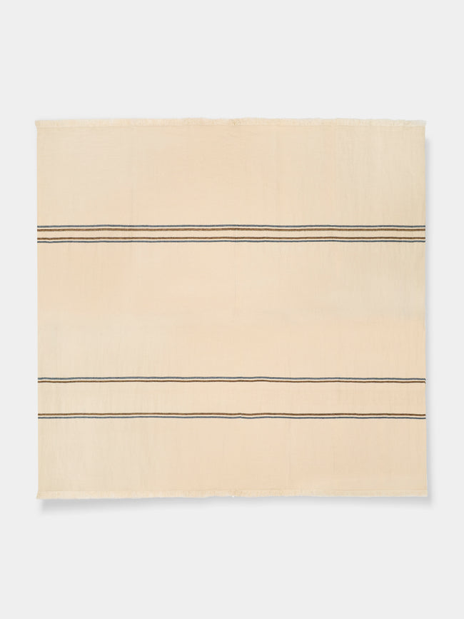 Libeco - Auburn Belgian Linen Coverlet - Cream - ABASK- 