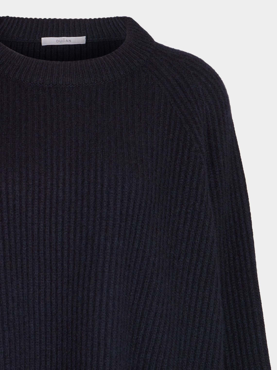 Dusan - Cashmere Crew-Neck Sweater | One Size - Navy - ABASK