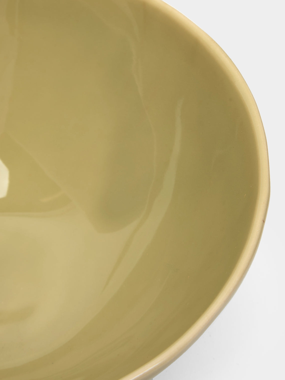 Hand-Glazed Ceramic Salad Serving Bowl