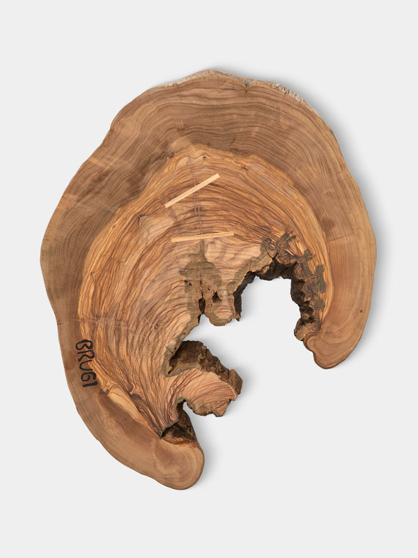 Art Brugi - Hand-Carved Olivewood Cheese Board - Brown - ABASK - 