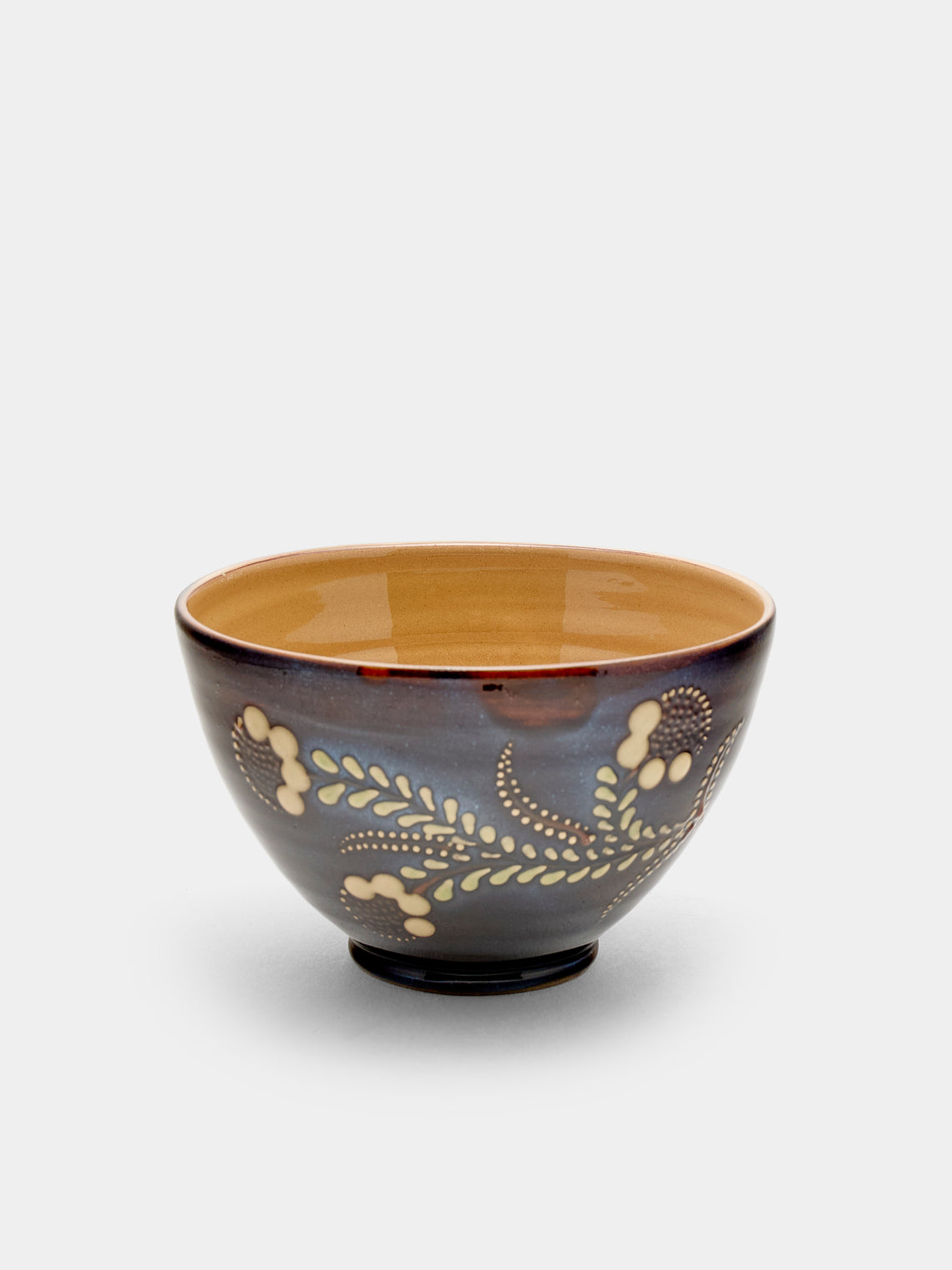 Poterie d’Évires - Flowers and Birds Hand-Painted Ceramic Bowls (Set of 6) - Multiple - ABASK