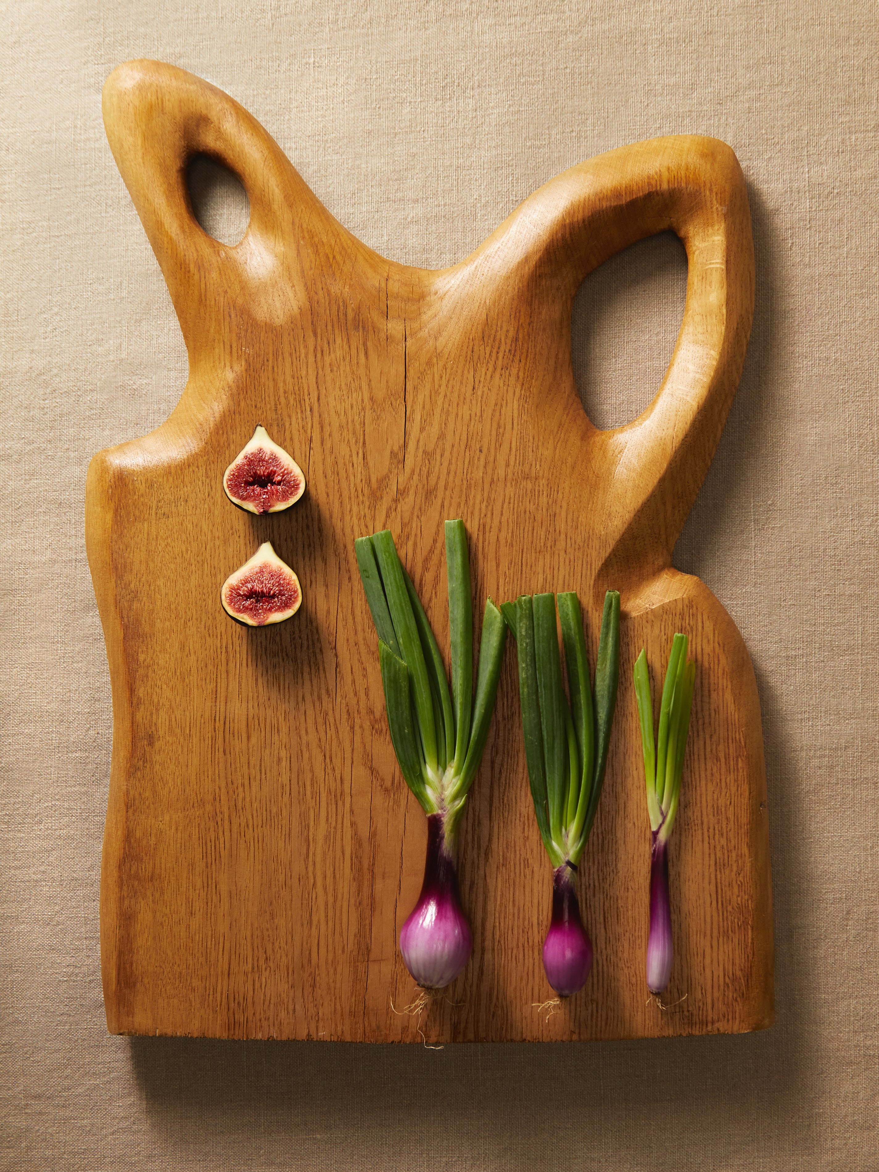 Hand-Carved Oak Serving Board
