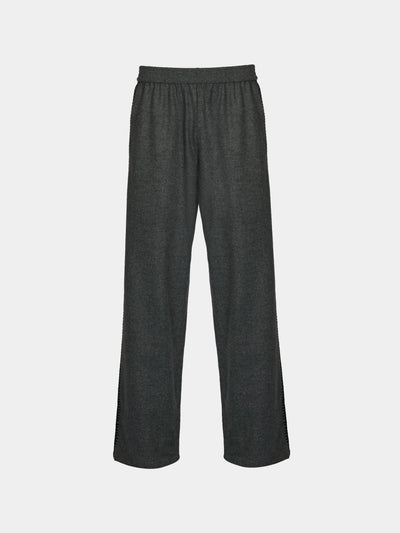 Sebline - Marocaine Wool Trousers | Size: M/L - Gray - ABASK - 