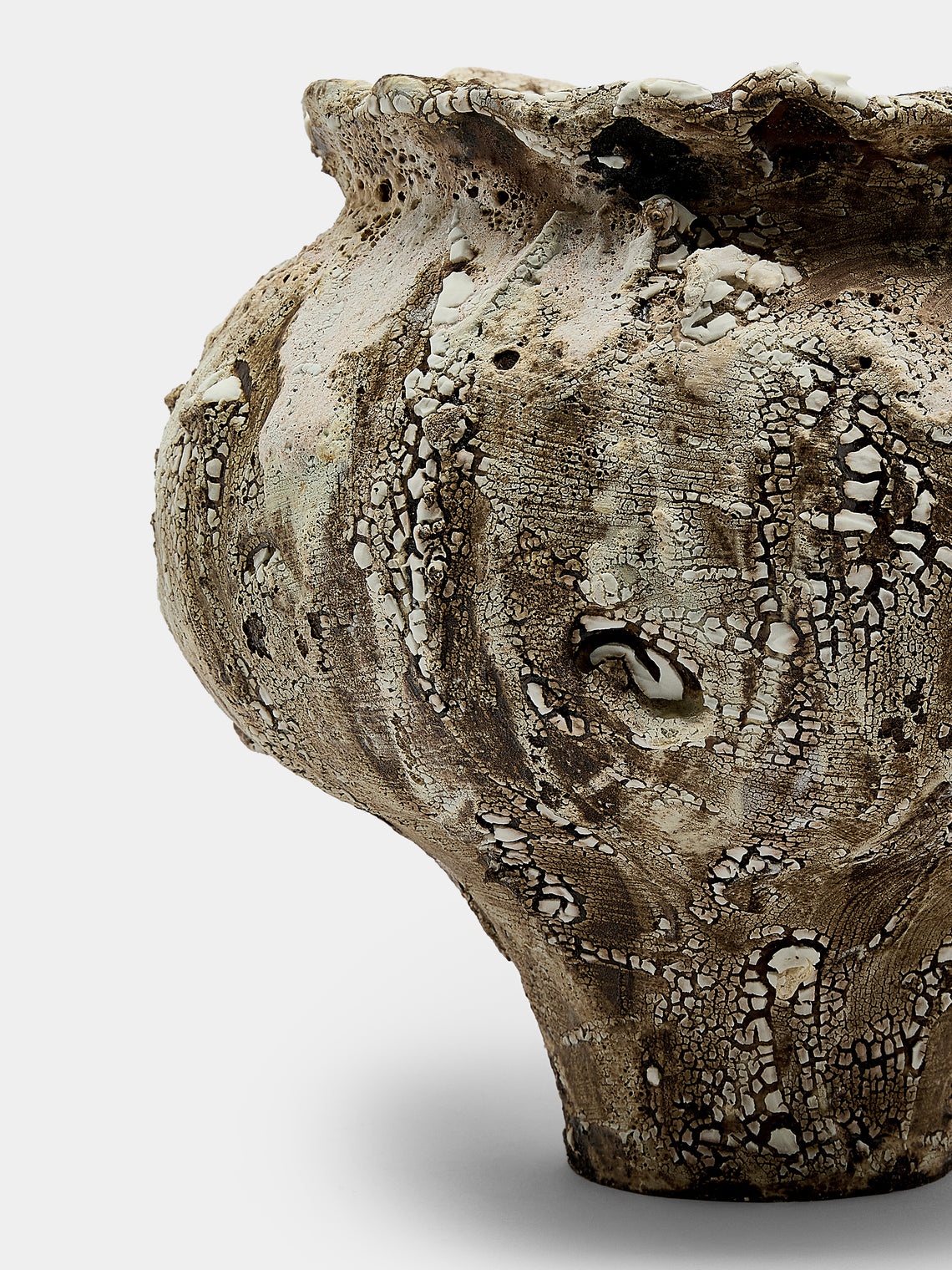 SWAY Ceramics - Poppy II Stoneware Vase - Brown - ABASK