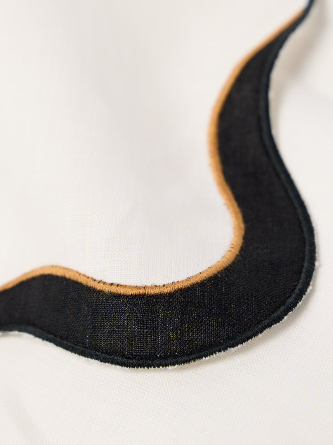 Cosima Swayze - | Set of 4 | x Los Encajeros Wave Linen Napkins - Multiple - ABASK