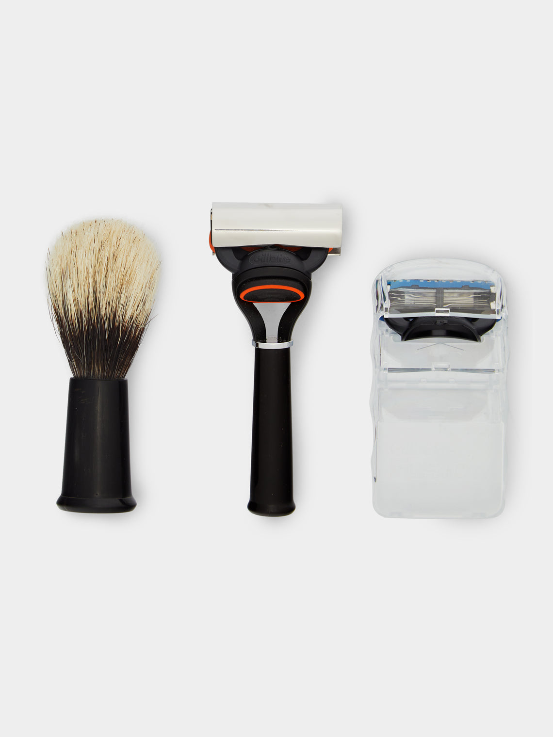 Lorenzi Milano - Zebu Horn Travel Shaving Set -  - ABASK