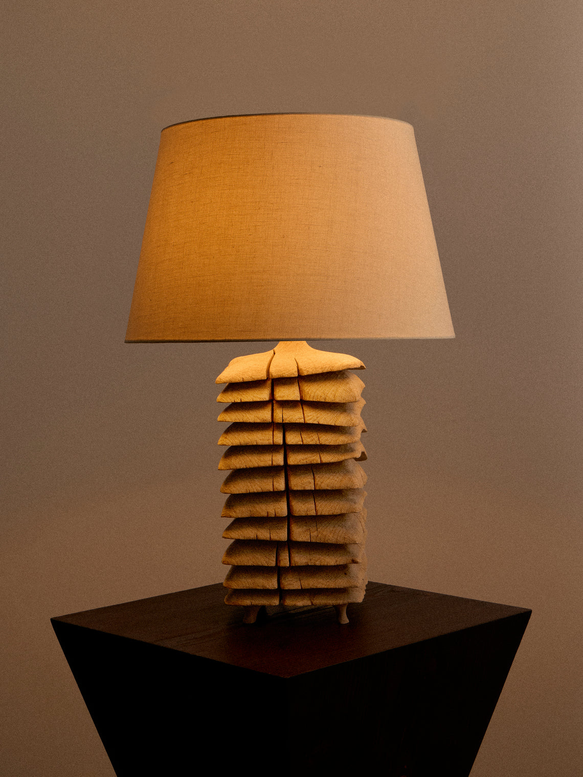 Jamie Gaunt Designs - No. 10 Natural Oak Table Lamp - Natural - ABASK