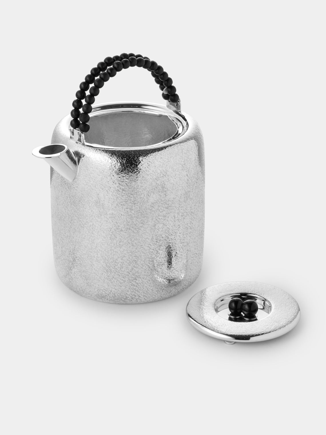 San Lorenzo - 1988 Afra and Tobia Scarpa Engraved Sterling Silver Tea Service (Set of 3) - Silver - ABASK