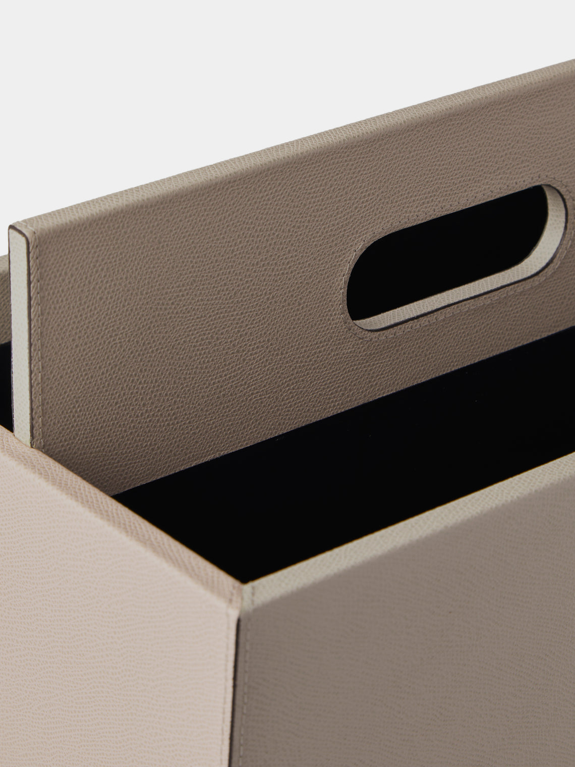 Giobagnara - Daily Leather Magazine Holder - Beige - ABASK