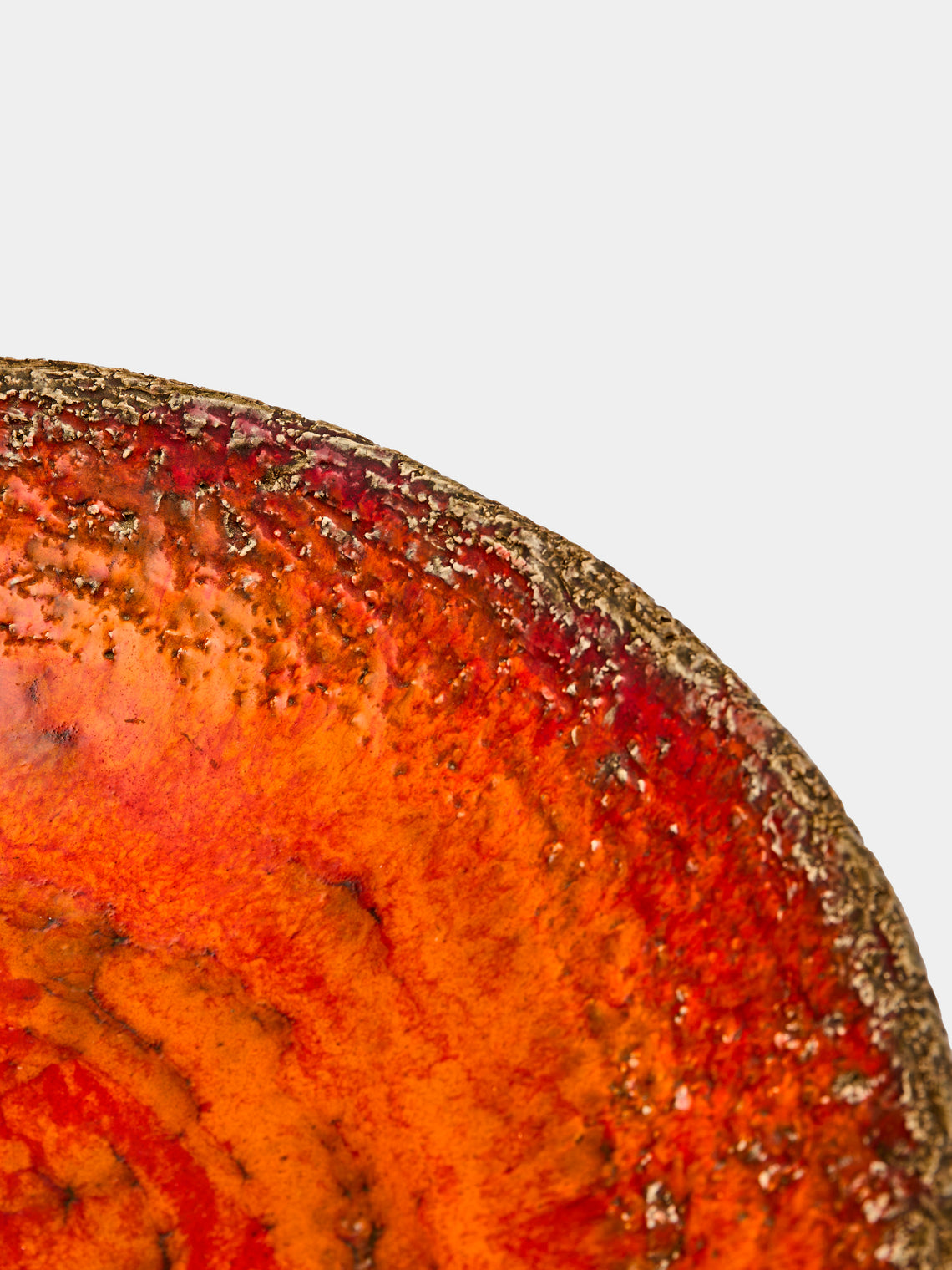 Antique and Vintage - 1950s Jan van Erp Lava Ceramic Serving Bowl -  - ABASK