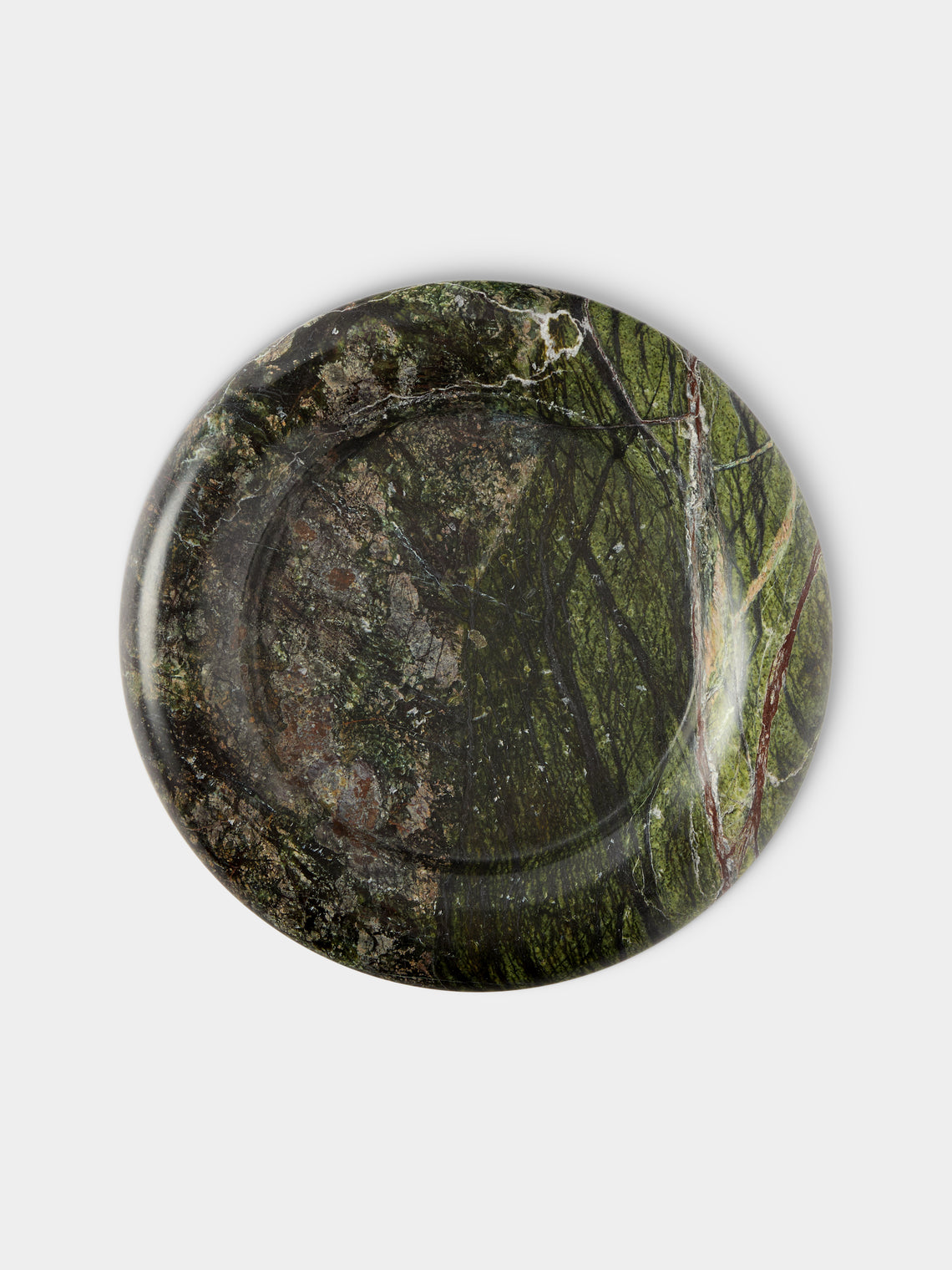 Anastasio Home - Olli Marble Tray (8in/20cm) - Green - ABASK - 
