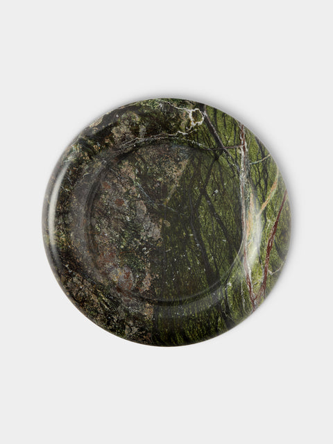 Anastasio Home - Olli Marble Tray (8in/20cm) - Green - ABASK - 