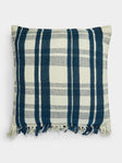 Hollie Ward - Maggie Handwoven Shetland Wool Check Cushion -  - ABASK - 