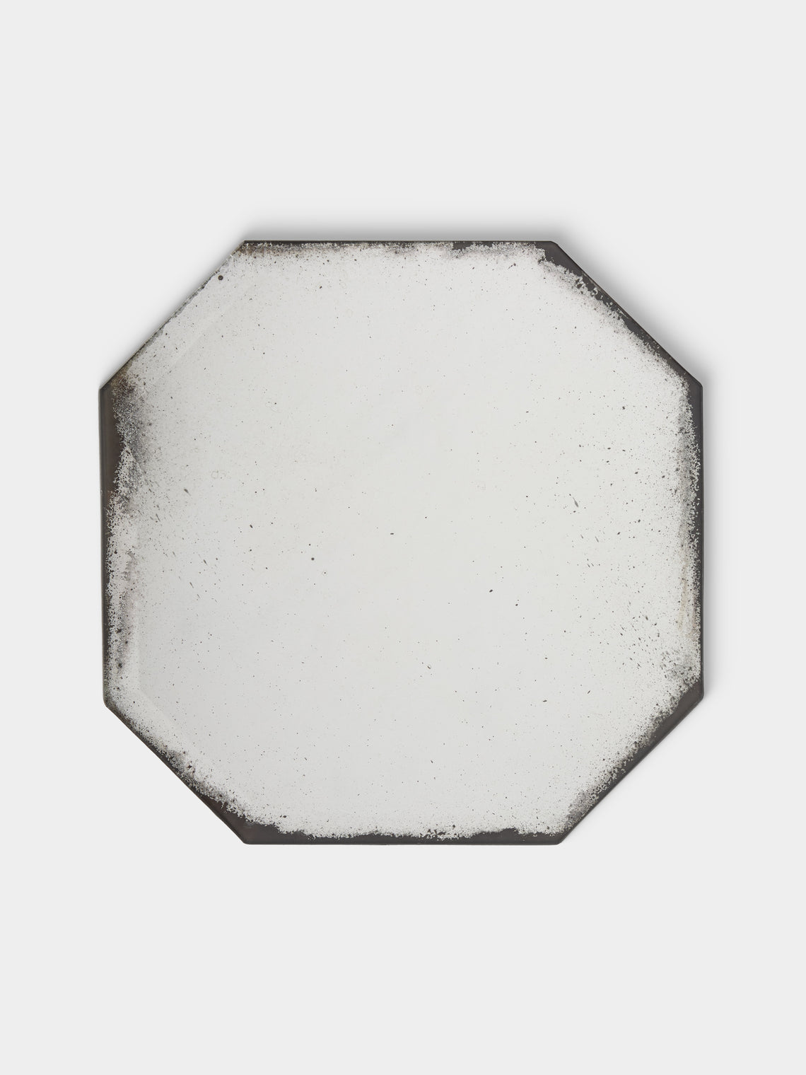 Borgo delle Tovaglie - Octo Mirrored Glass Placemats (Set of 6) - Silver - ABASK