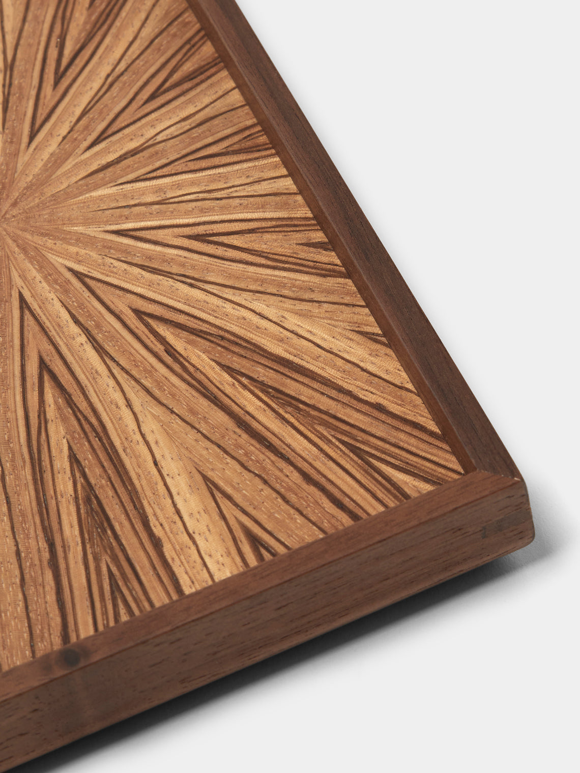 Mori Kougei - Zebra Wood Tray (8in/21cm) - Brown - ABASK