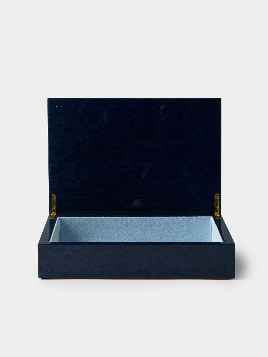 Mastellone Giuseppe - Wood Inlay Jewelry Box - Blue - ABASK