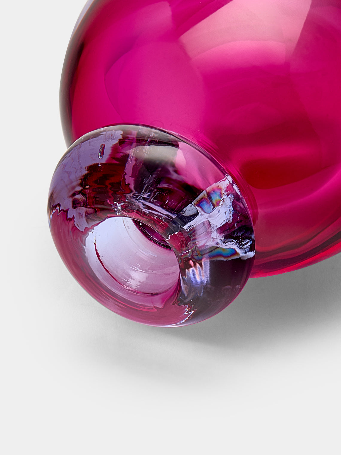 Antique and Vintage - 1950s Flavio Poli Murano Glass Perfume Bottle - Pink - ABASK