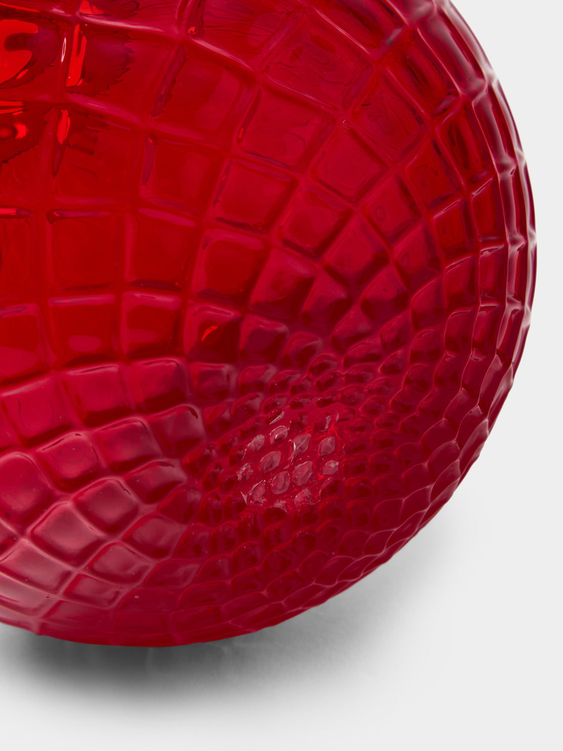 Venini - Monofiore Balloton Hand-Blown Murano Glass Bud Vase (5in/12.5cm) - Red - ABASK