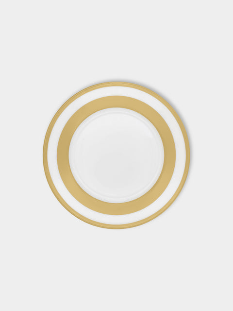 Robert Haviland & C. Parlon - William Porcelain Dessert Plates – 7.5in/19cm (Set of 2) - Gold - ABASK- 