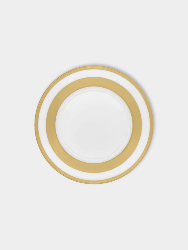 Robert Haviland & C. Parlon - William Porcelain Dessert Plates – 7.5in/19cm (Set of 2) - Gold - ABASK- 