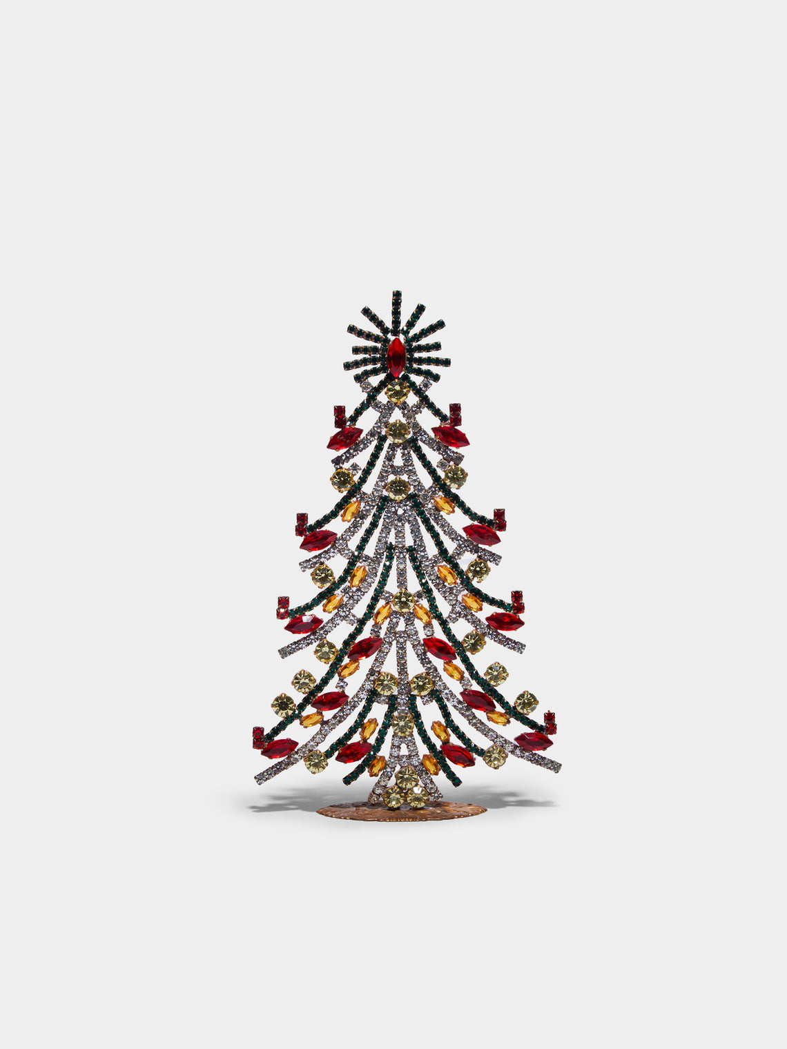 Antique and Vintage - 1930s Czech Jewelled Small Christmas Tree -  - ABASK - 